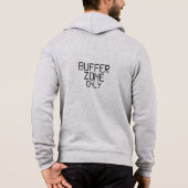 Buffer Zone Only Minimalist Full-Zip Kapuzenpullov Hoodie (Rückseite)
