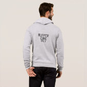 Buffer Zone Only Minimalist Full-Zip Kapuzenpullov Hoodie (Schwarz voll)