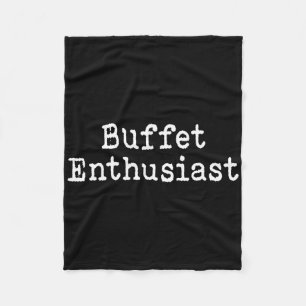 Buffet-Enthusiast Lustiger Food-Liebhaber Kreuzfah Fleecedecke