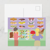Buffet Postkarte (Vorne/Hinten)