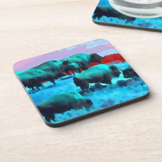 Büffets Getränkeuntersetzer (Linke Seite)