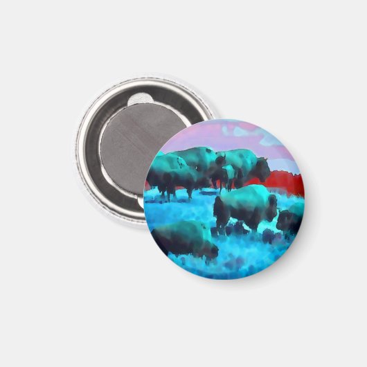 Büffets Magnet (Vorderseite/Rückseite)