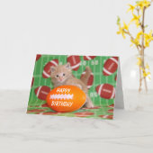 Buffington - Fußball Geburtstagskarte Karte (Gelbe Blume)