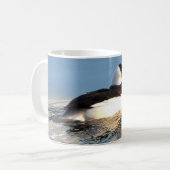 Bufflehead-Enten-Keramik-Tasse Kaffeetasse (Vorderseite Links)