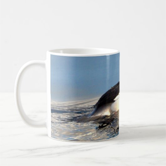 Bufflehead-Enten-Keramik-Tasse Kaffeetasse (Links)
