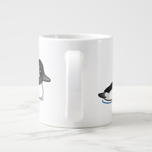 Bufflehead Jumbo-Tasse (Rückseite)