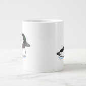 Bufflehead Jumbo-Tasse (Vorderseite)