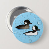 Bufflehead Pair Button (Vorne & Hinten)