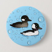 Bufflehead Pair Button (Vorderseite)