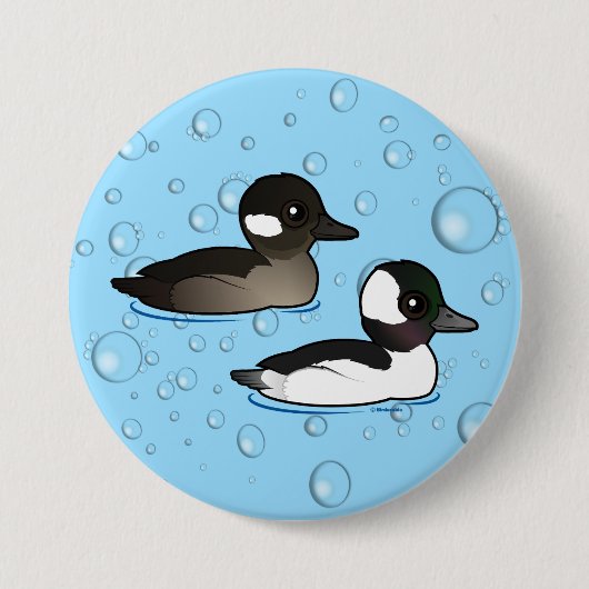 Bufflehead Pair Button (Vorderseite)