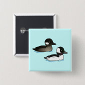 Bufflehead Pair Button (Vorne & Hinten)
