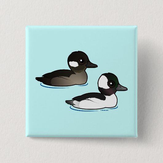 Bufflehead Pair Button (Vorderseite)
