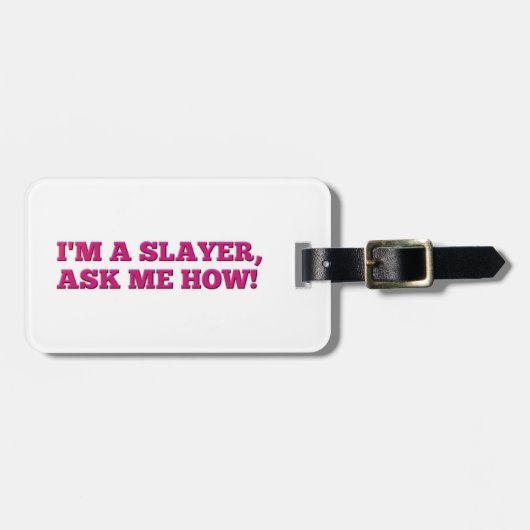Buffy - ich bin ein Slayer, frage mich wie! Gepäckanhänger (Vorderseite horizontal)