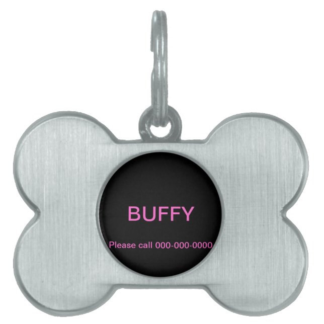 Buffy Pet Tag Tiermarke (Vorderseite)