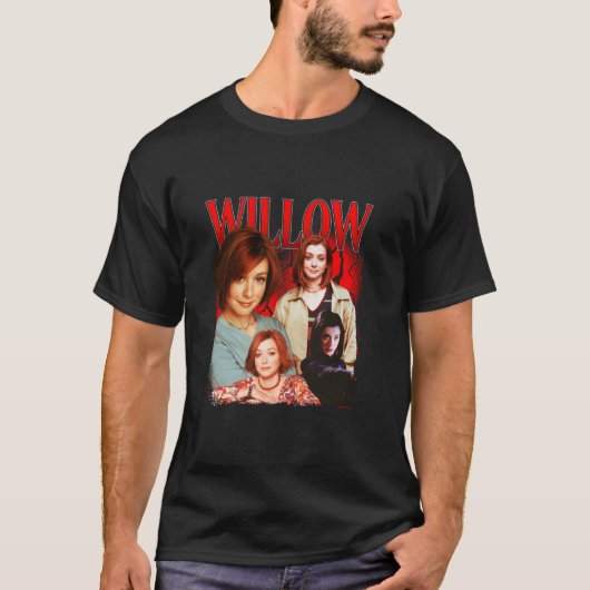 Buffy The Vampire Slayer Iconic Willow Collage 90e T-Shirt (Vorderseite)