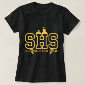 Buffy the Vampire Slayer Sunnydale High School Log T-Shirt (Design vorne)