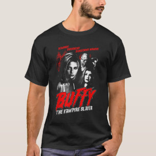 Buffy the Vampire Slayer Vintag Horror Poster T-Shirt