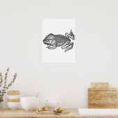 Bufo Rana aka Aga-Kröte Poster (Küche)