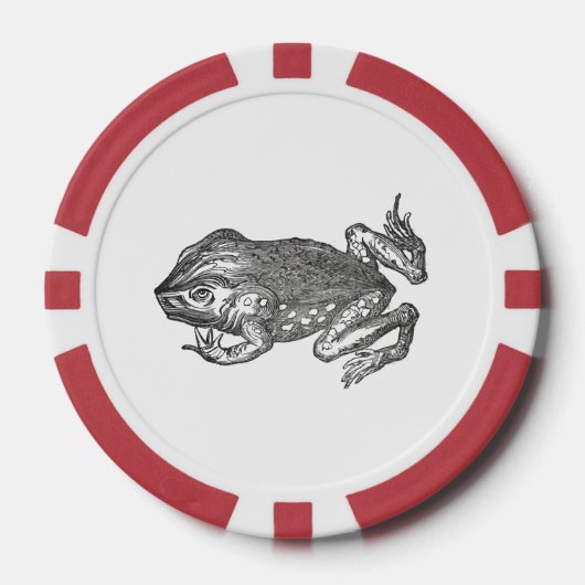 Bufo Rana aka Krötenechse Pokerchips (Vorderseite)