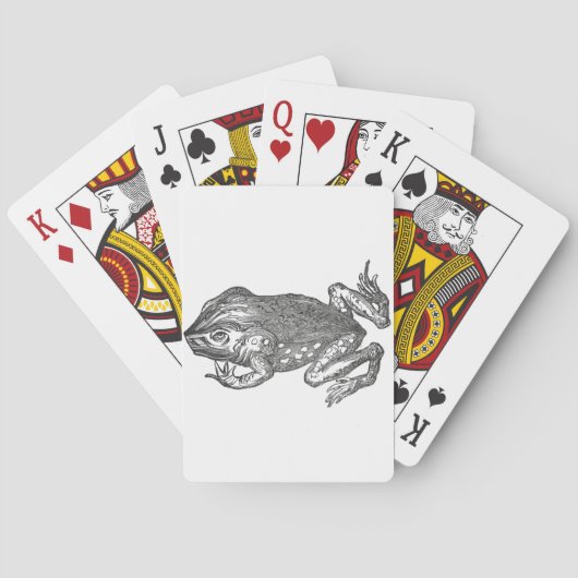Bufo Rana aka Krötenechse Spielkarten (Rückseite)