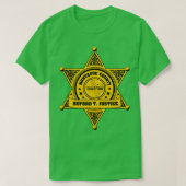 Buford T Justice Sheriff Abzeichen T-Shirt (Design vorne)