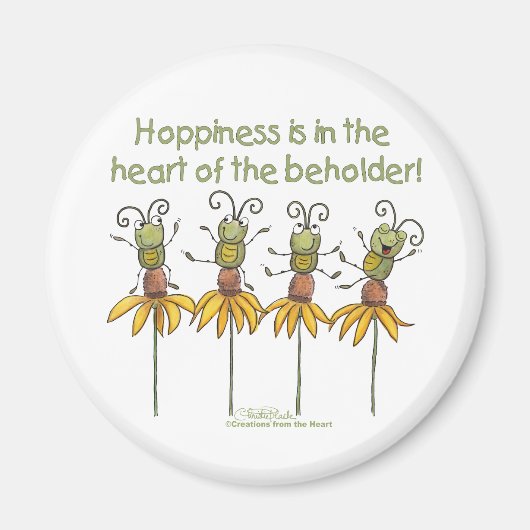 Bug auf Blume Magnet (Vorne)