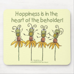 Bug auf Blume Mousepad