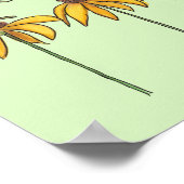 Bug auf Blume Poster (Ecke)