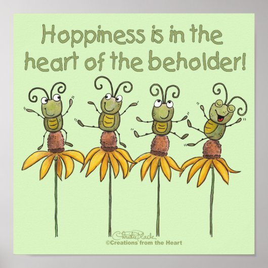 Bug auf Blume Poster (Vorne)