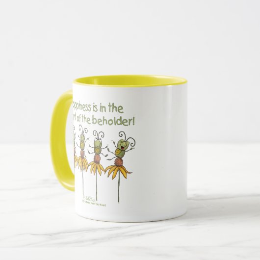 Bug auf Blume Tasse (Vorderseite Links)