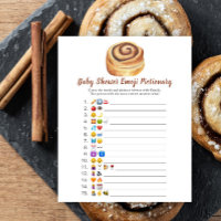 Bug Baby Dusche Emoji Bilderspiel