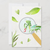 Bug Birthday Einladung - Wir sind Buggin'out! (Rückseite)