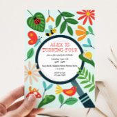 Bug Birthday Party Einladung