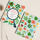 Bug Birthday Party Einladung