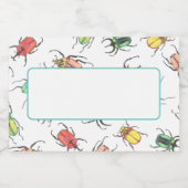 Bug Birthday Party Food Labels Lebensmitteletikett (Einzelnes Label)