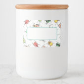 Bug Birthday Party Food Labels Lebensmitteletikett (Vorderseite)