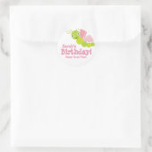 Bug Birthday Runder Aufkleber (Tasche)