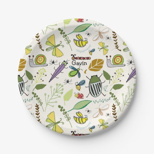 Bug Birthday Teller Personalisiert (Vorderseite)