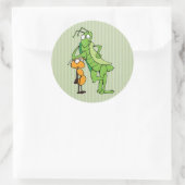 Bug Buddies Runder Aufkleber (Tasche)