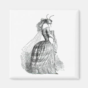Bug Bustle Magnet