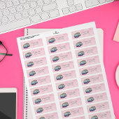 Bug Car von Groovy 60 mit Daisies Rücksendeadresse