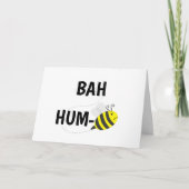 Bug Card "Bah Humbug" mit Cranky Bee Karte (Vorderseite)