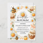 Bug Daisy Bloom Rustikal beschäftigen Bienengeschl Einladung (Vorderseite)