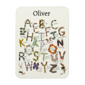 Bug Decor - Bug Alphabet für Kinder Magnet (Vertikal)