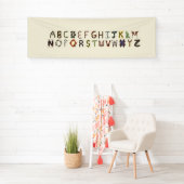 Bug Decor Insect oder Bug Alphabet Educational Banner (Insitu)