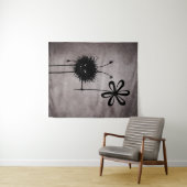 Bug der bösen Blume - Vintage Niedliche Gotische K Wandteppich (Beispiel (Horizontal))