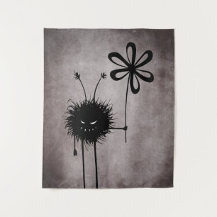 Bug der bösen Blume - Vintage Niedliche Gotische K Wandteppich