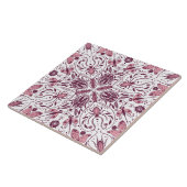 Bug, dunkle Magenta und rosa auf weiß Fliese (Seite)