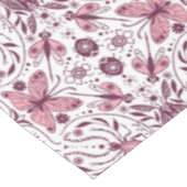 Bug, dunkle Magenta und rosa auf weiß Tischdecke (Schrägansicht)