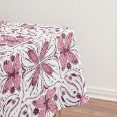 Bug, dunkle Magenta und rosa auf weiß Tischdecke (Beispiel)
